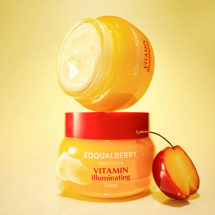 EQQUALBERRY Glow Filter Vitamin-Aufhellungscreme 50 ml