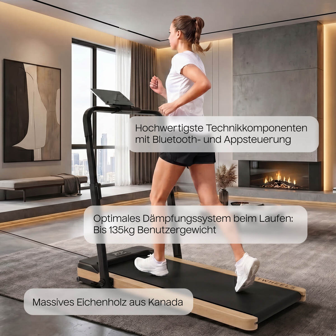 Das TWEELS Walking Pad fördert einen gesünderen Arbeitsalltag im Homeoffice.