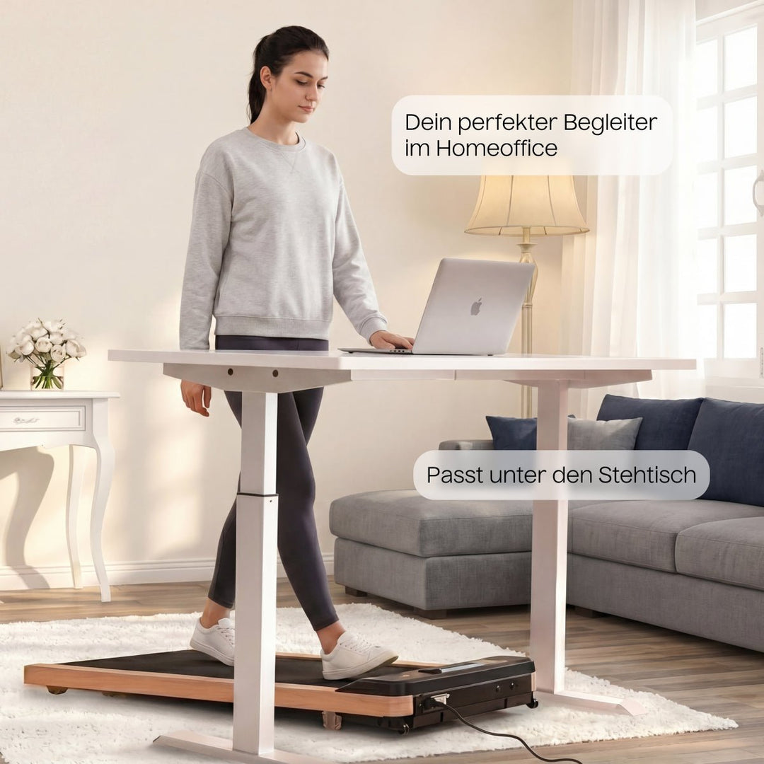 Das TWEELS Walking Pad fördert einen gesünderen Arbeitsalltag im Homeoffice.
