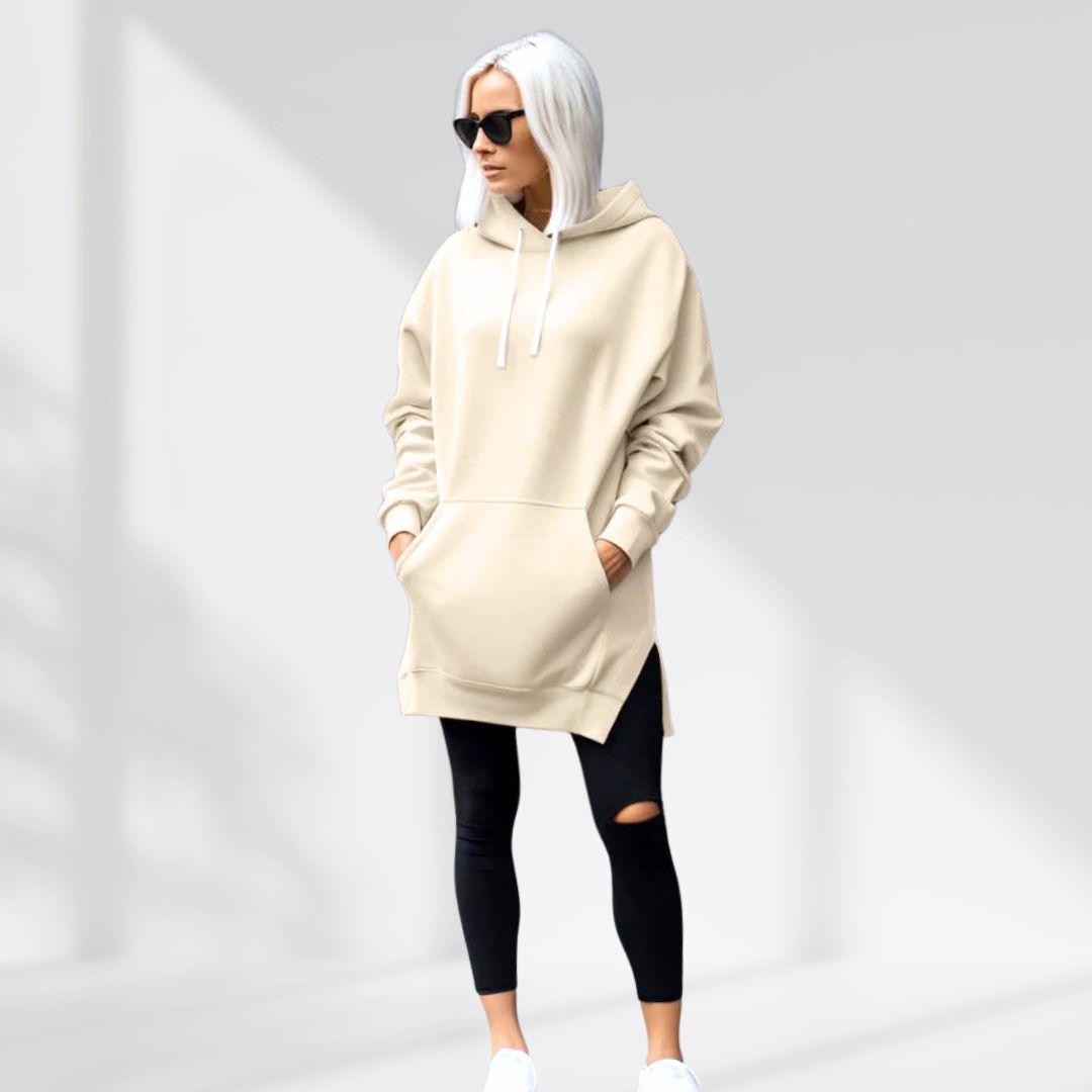WarmyWeave™ Oversized Hoodie-Kleid