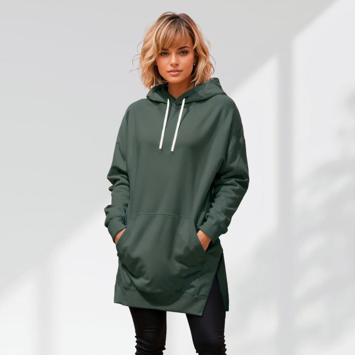 WarmyWeave™ Oversized Hoodie-Kleid
