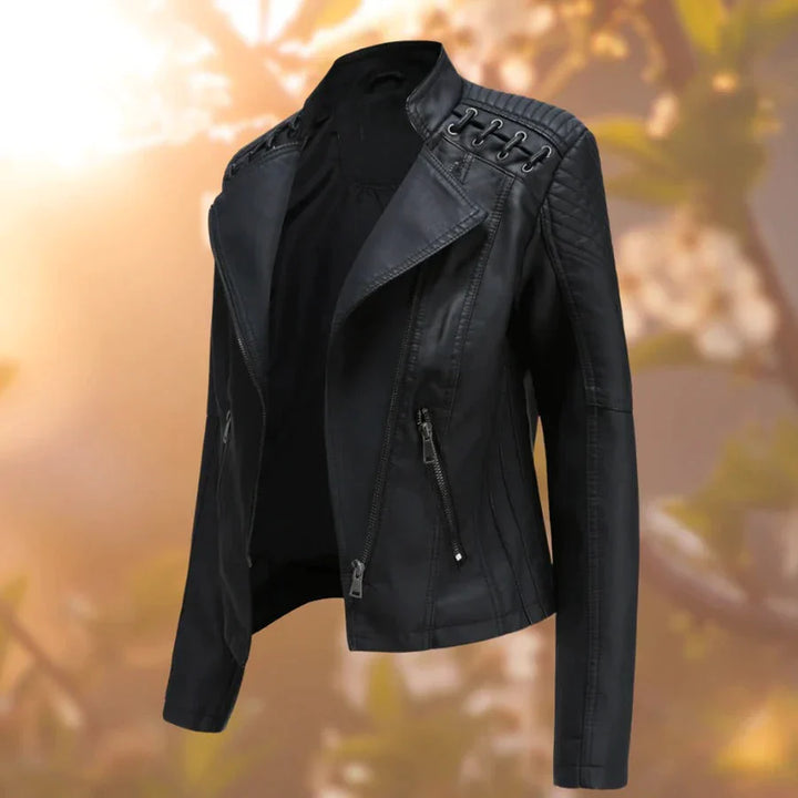 50% Rabatt | Liana™ Stylishe Lederjacke für Damen [Letzter Tag Rabatt]