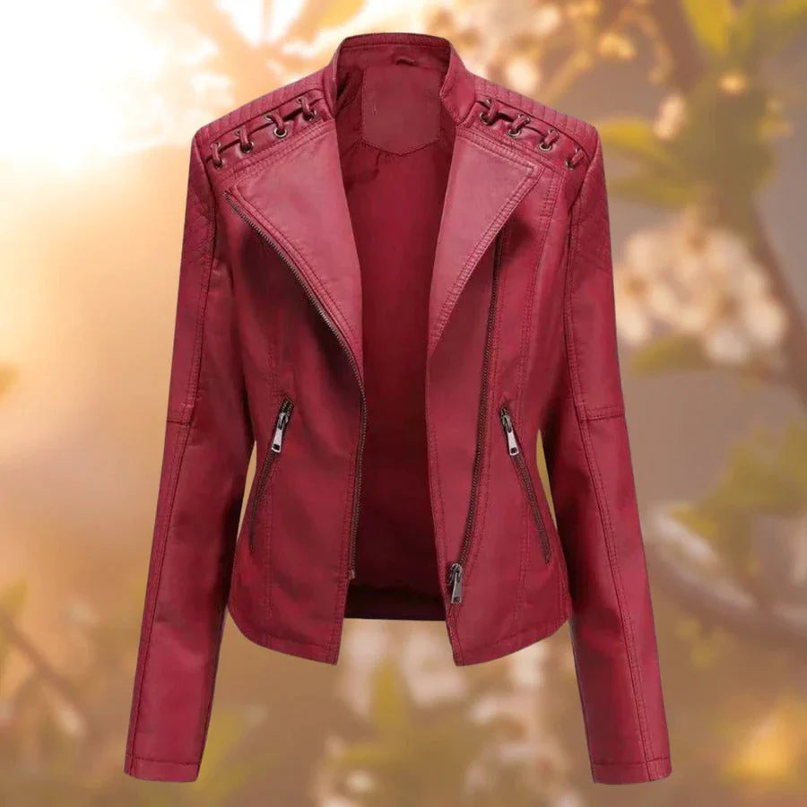 50% Rabatt | Liana™ Stylishe Lederjacke für Damen [Letzter Tag Rabatt]