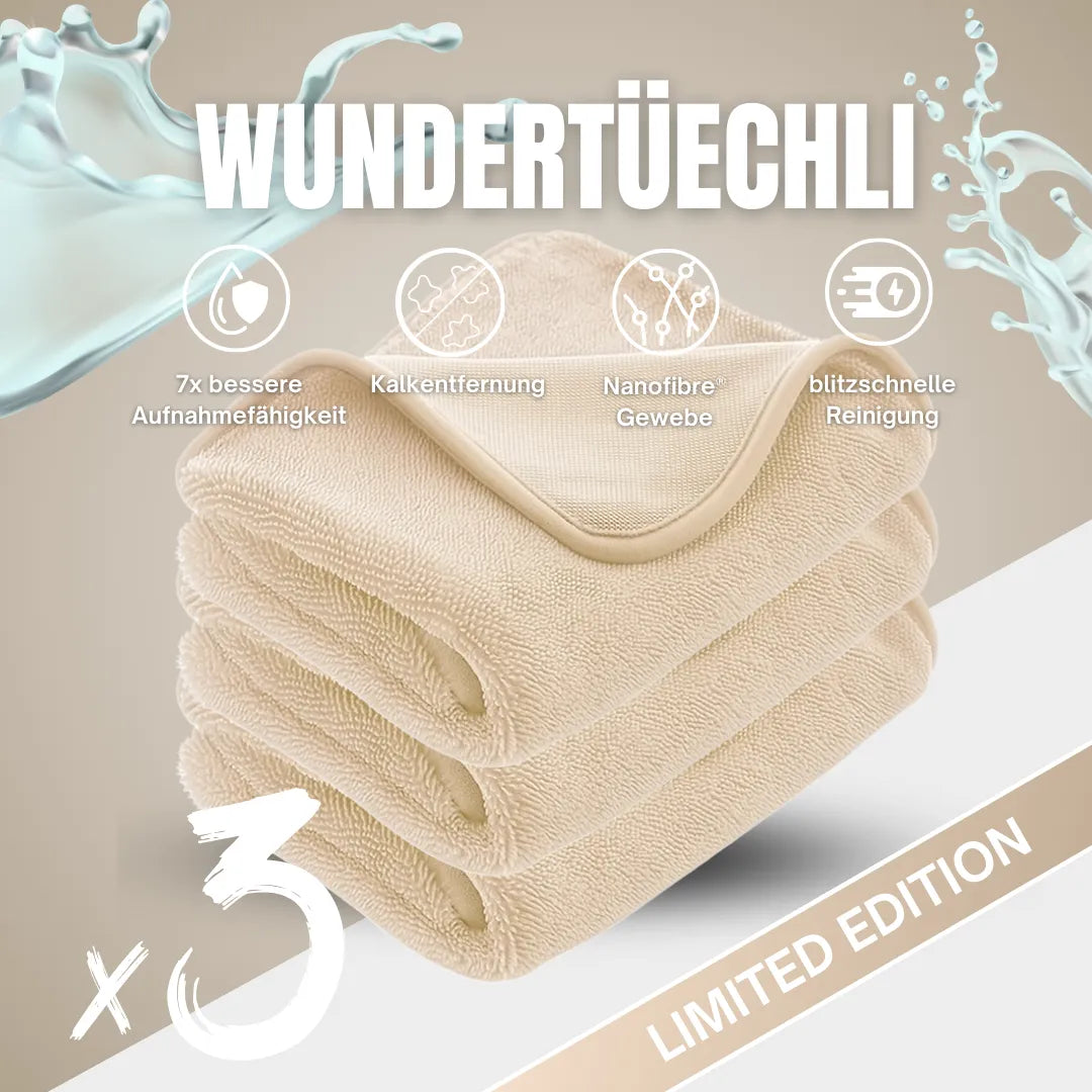 WipeLuxe™ – Hochsaugfähiges Tuch für streifenfreie Sauberkeit
