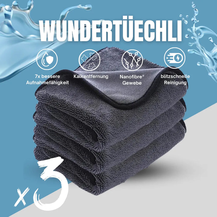 WipeLuxe™ – Hochsaugfähiges Tuch für streifenfreie Sauberkeit