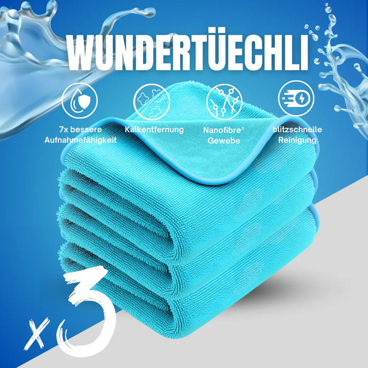 WipeLuxe™ – Hochsaugfähiges Tuch für streifenfreie Sauberkeit