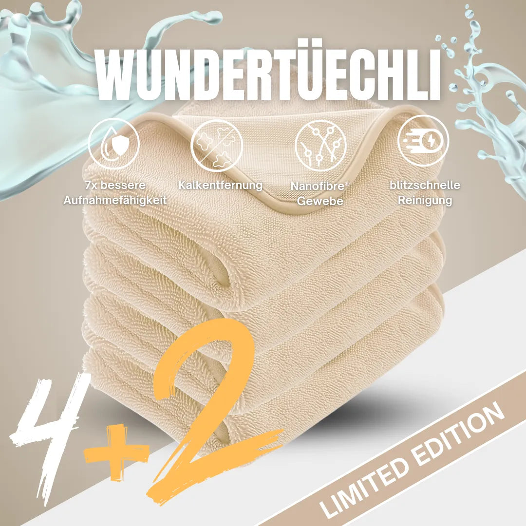 WipeLuxe™ – Hochsaugfähiges Tuch für streifenfreie Sauberkeit