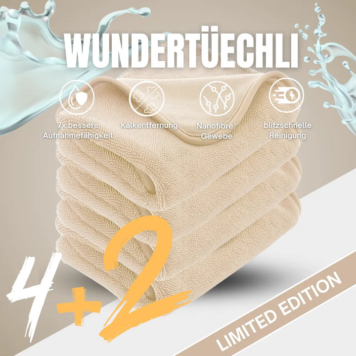 WipeLuxe™ – Hochsaugfähiges Tuch für streifenfreie Sauberkeit