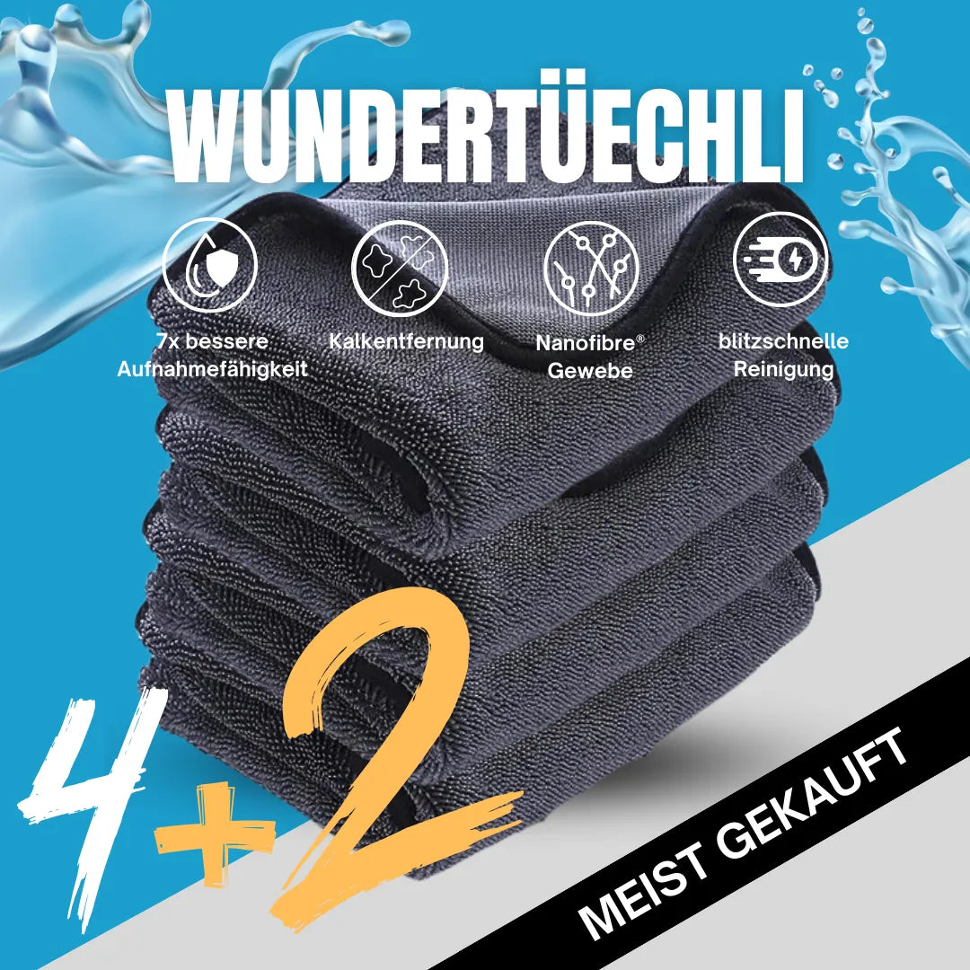 WipeLuxe™ – Hochsaugfähiges Tuch für streifenfreie Sauberkeit