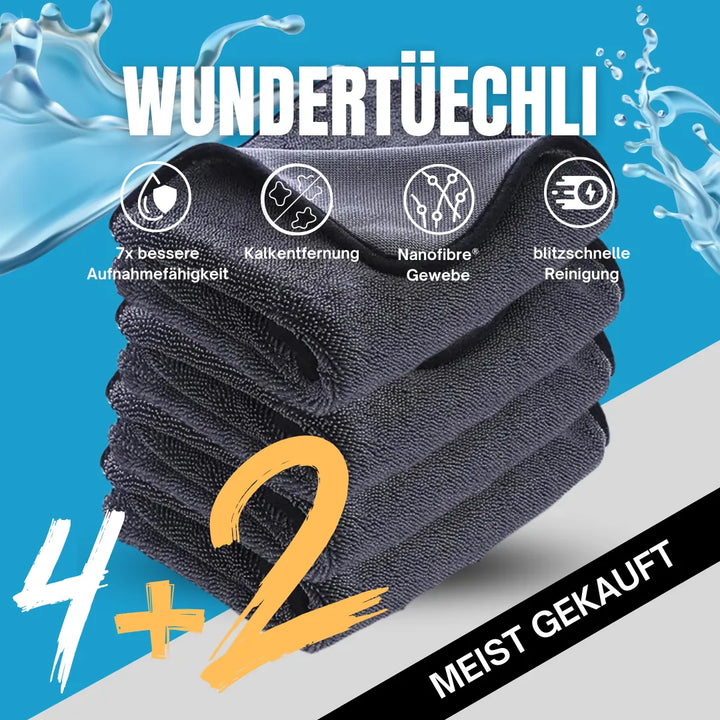 WipeLuxe™ – Hochsaugfähiges Tuch für streifenfreie Sauberkeit