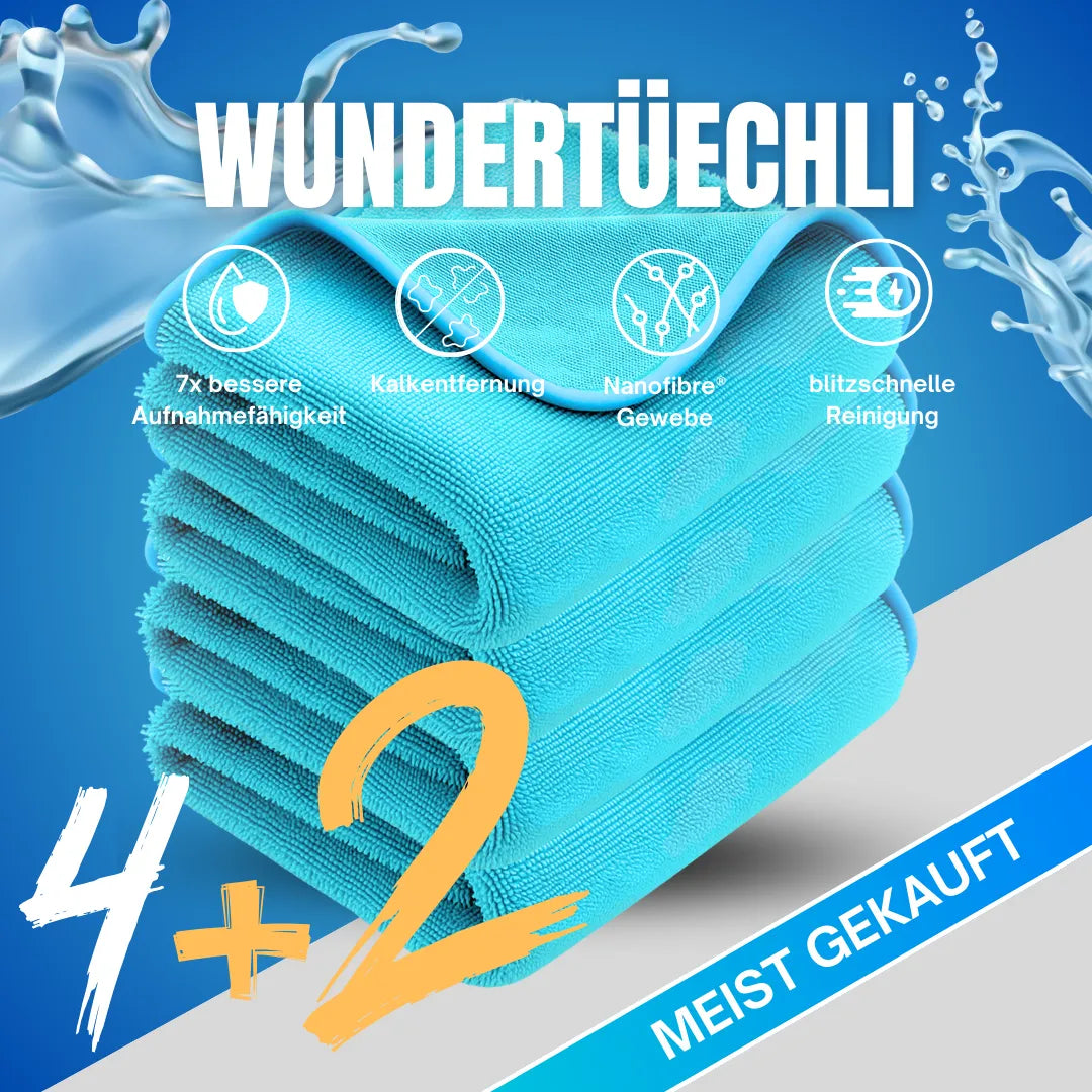 WipeLuxe™ – Hochsaugfähiges Tuch für streifenfreie Sauberkeit