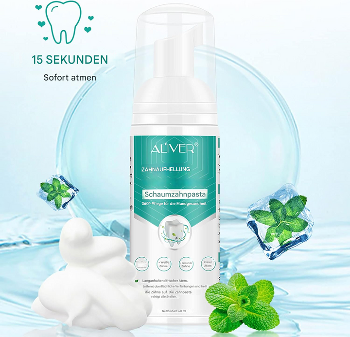 Aliver™ – Sanfte Aufhellung, entfernt Flecken & sorgt für frischen Atem täglich [1 + 1 Gratis]