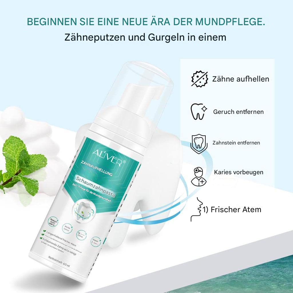 Aliver™ – Sanfte Aufhellung, entfernt Flecken & sorgt für frischen Atem täglich [1 + 1 Gratis]