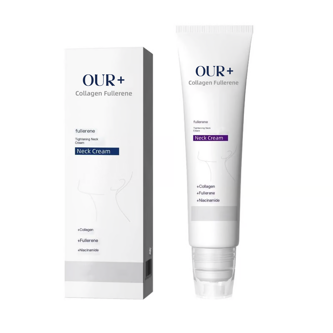Nackencreme mit Rollenmassage 🧴 Kollagen & Hyaluronsäure | Strafft den Hals, reduziert Falten & Doppelkinn