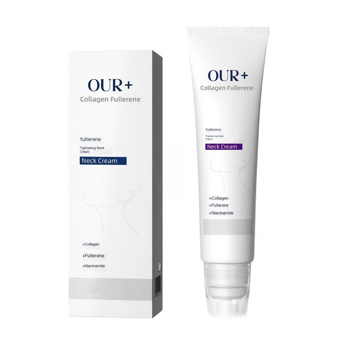 Nackencreme mit Rollenmassage 🧴 Kollagen & Hyaluronsäure | Strafft den Hals, reduziert Falten & Doppelkinn
