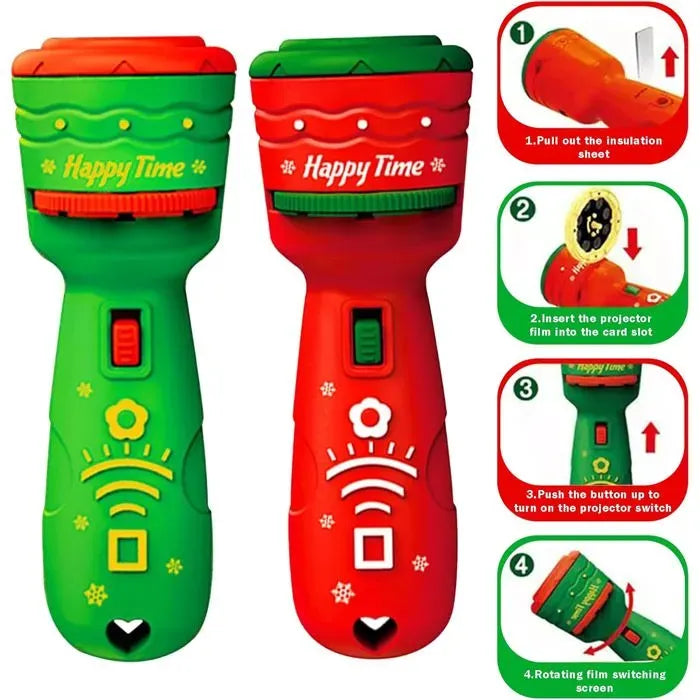 GruselLicht™ Projektions-Taschenlampe für Kinder