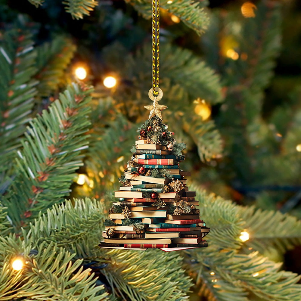 Book Tree Ornament, perfektes Geschenk für Buchliebhaber