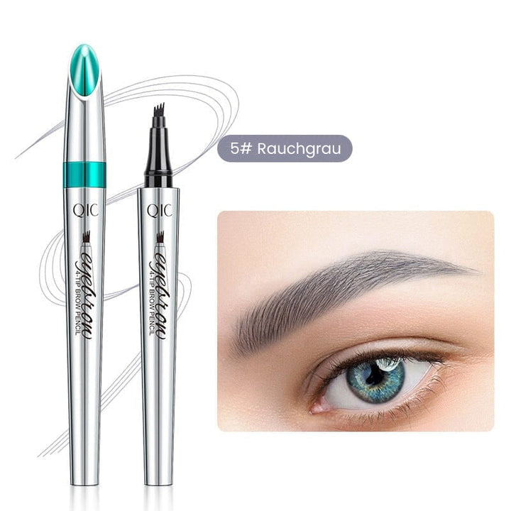 BrowSculpt™ – Wasserdichter 3D-Augenbrauenstift mit vierfacher Gabelspitze für präzises Styling [50% Rabatt]
