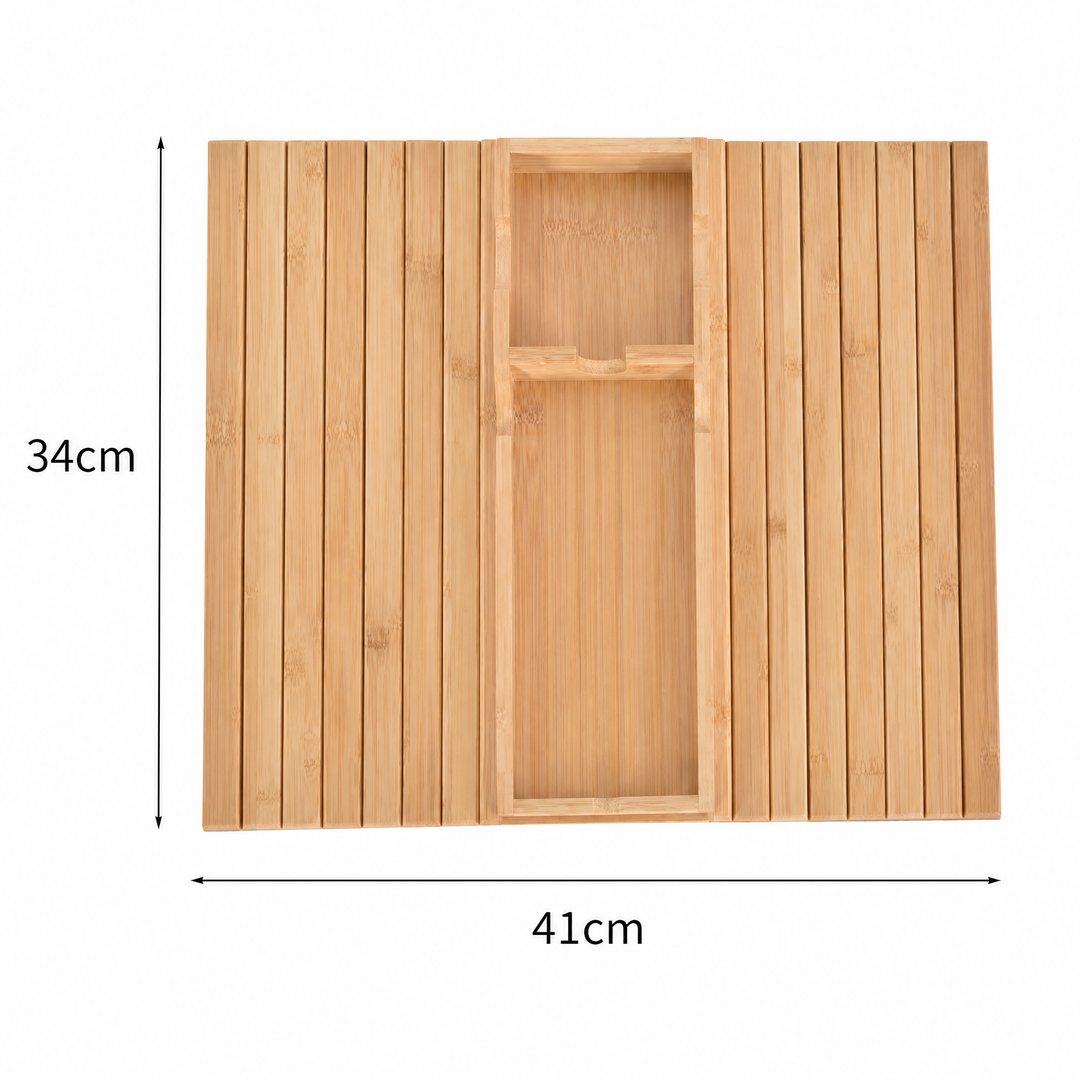 SofaBrett™ Flexible Armlehnen-Ablage aus Holz