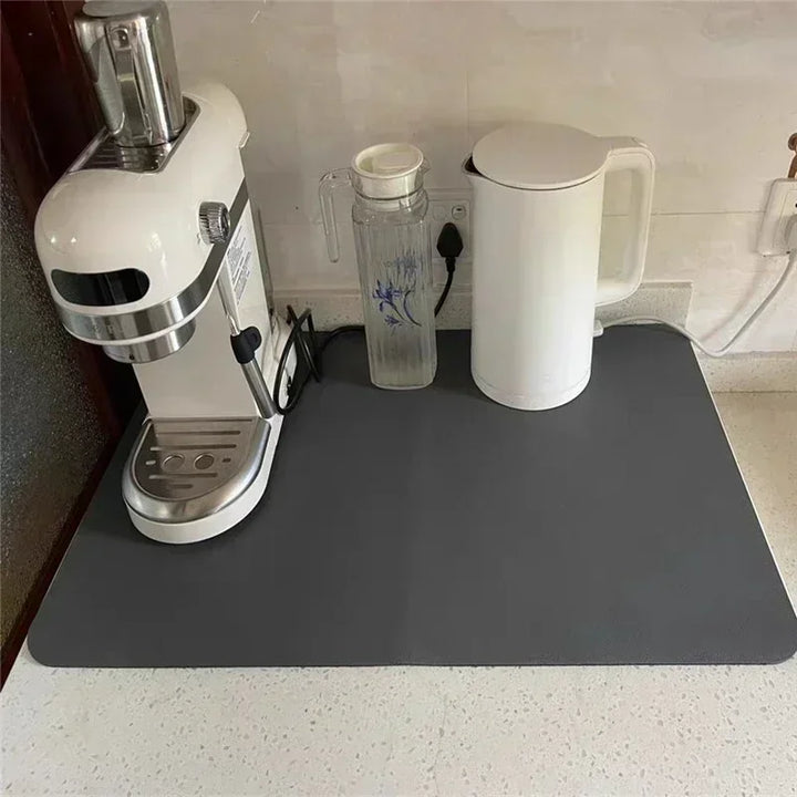 Abtropfmatte für Spüle | Kaffeemaschine Unterlage | Anti Rutsch Matte Küche | ReinFläche