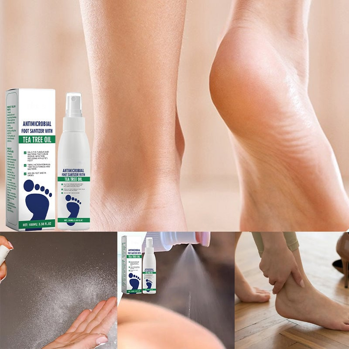 FootCare™ – Antimikrobielles Spray für tiefe Hydratation & effektive, pflegende Fußpflege [1 + 1 Gratis]