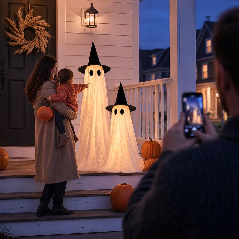 GeisterLicht™ Leuchtende Halloween-Geisterdeko