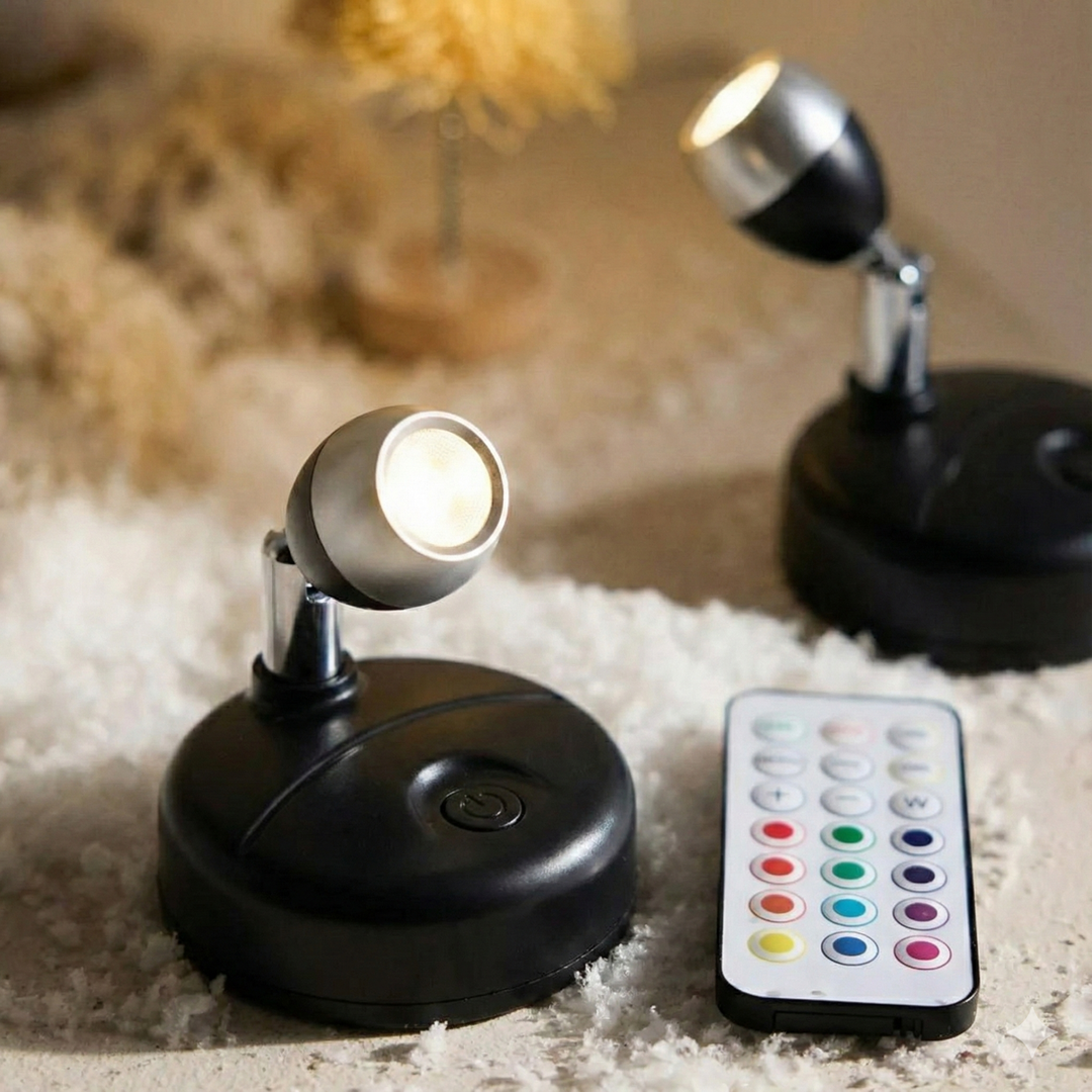 LichtAura™ RGB-Stimmungsleuchte mit Fernbedienung