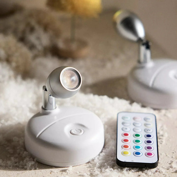 LichtAura™ RGB-Stimmungsleuchte mit Fernbedienung