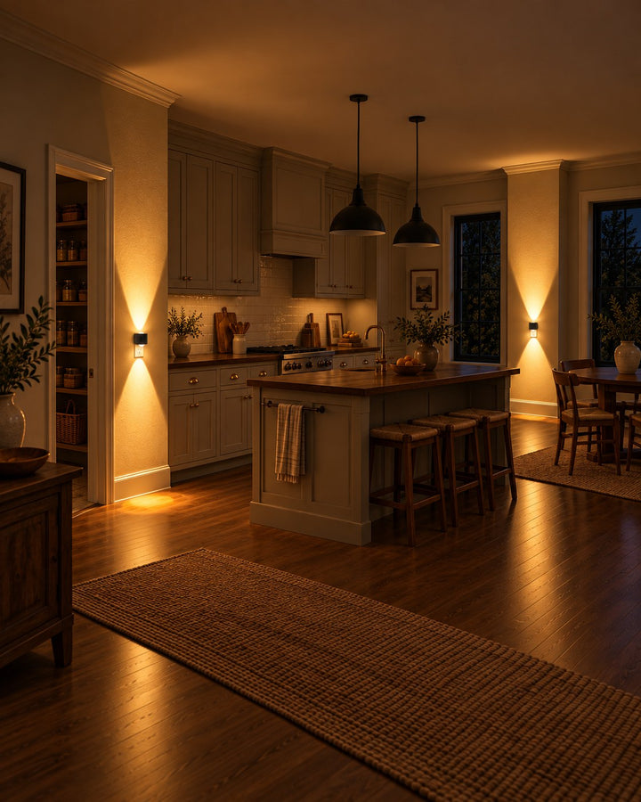 LichtHalo™ Verstellbare LED-Steckdosenleuchte