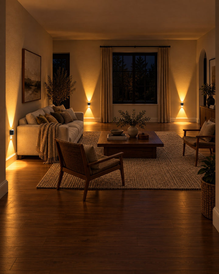 LichtHalo™ Verstellbare LED-Steckdosenleuchte
