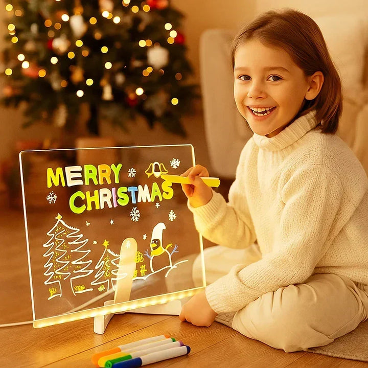 LeuchtKunst™ LED-Zeichentafel für Kinder
