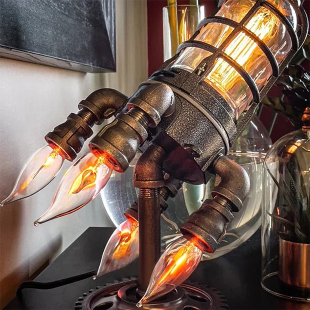 50% RABATT | RocketLight™️ Steampunk-Raketenlampe