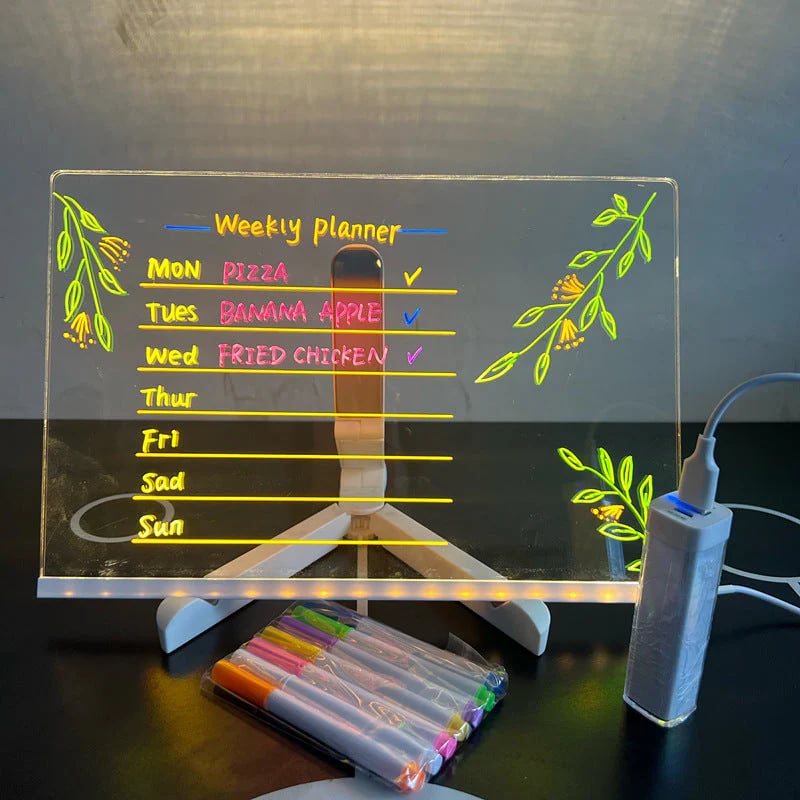 LeuchtKunst™ LED-Zeichentafel für Kinder