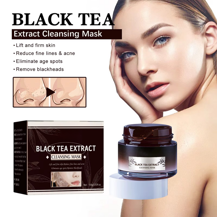 TeaElixir™ – Schwarzer Tee Gesichtsmaske für strahlende, straffe & porentief gereinigte Haut [1 + 1 Gratis]