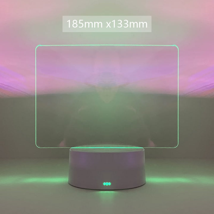 GlowNote™ - Hinweistafel Kreative LED Nachtlicht