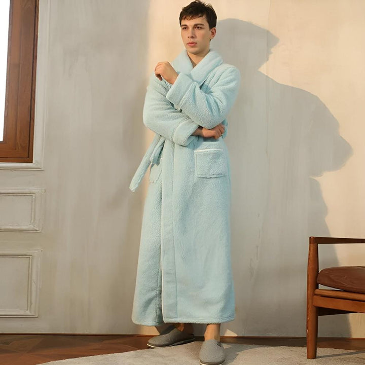 Bademantel für Damen und Herren | Fleece Morgenmantel | Comfyra