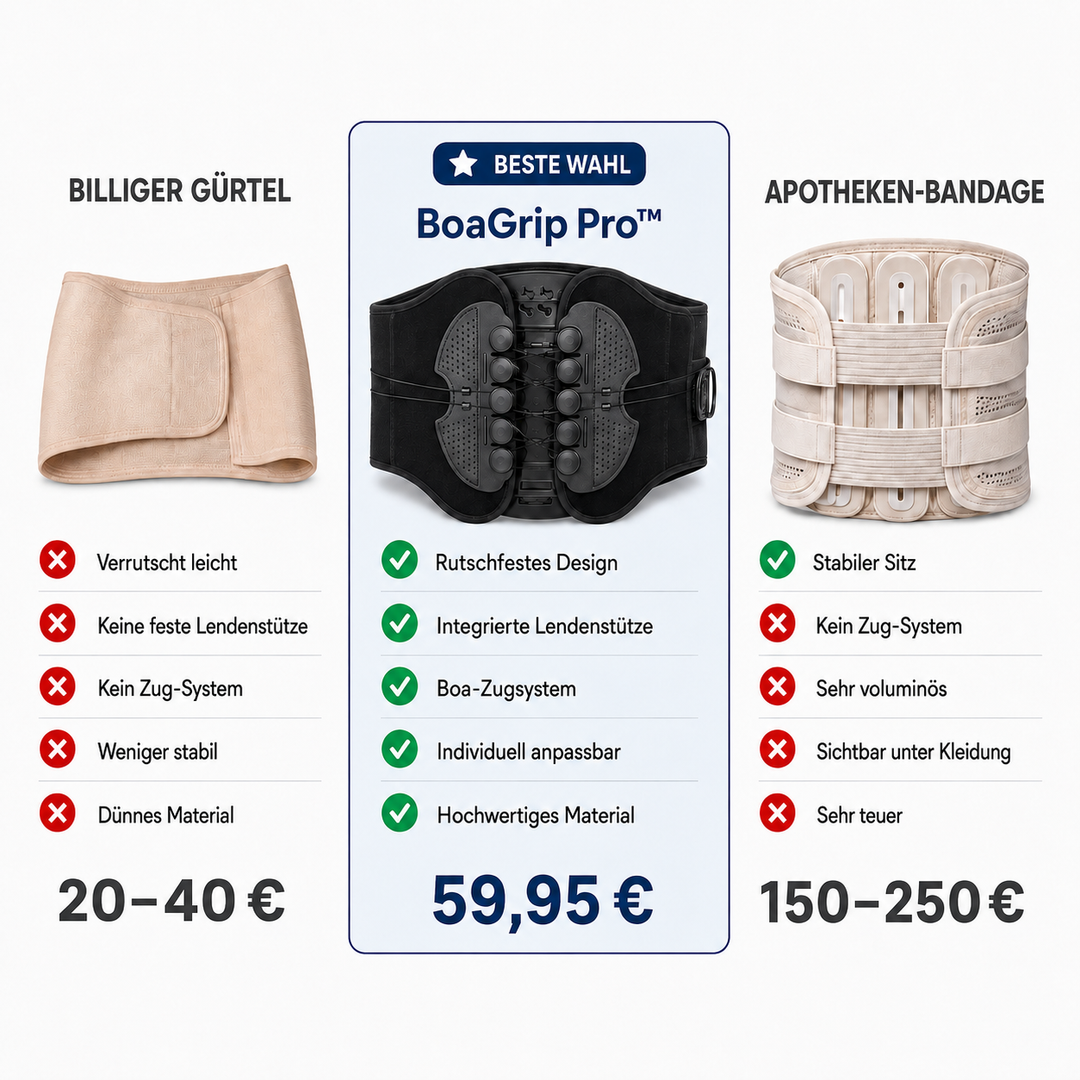 RückenStark™ Verstellbarer Lendenstützgürtel