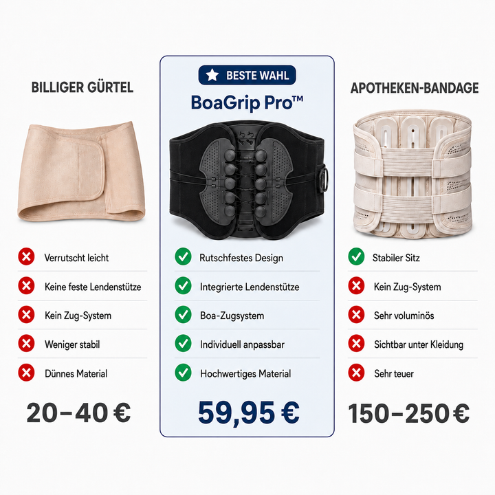 RückenStark™ Verstellbarer Lendenstützgürtel