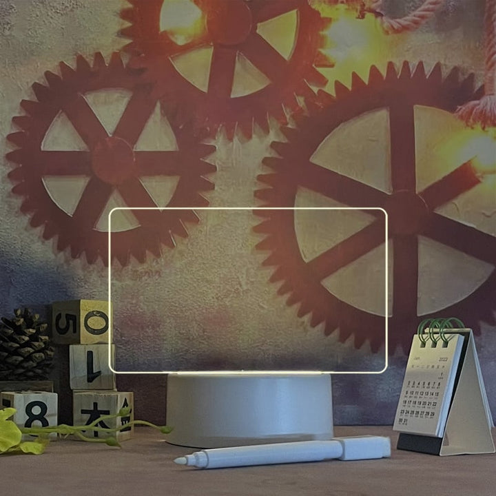 GlowNote™ - Hinweistafel Kreative LED Nachtlicht