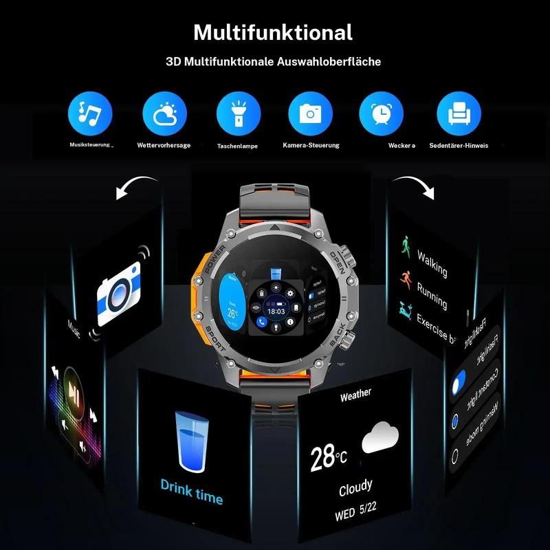 HD-Smartwatch für Männer
