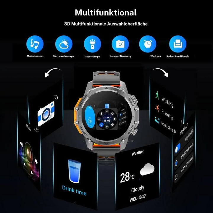 HD-Smartwatch für Männer