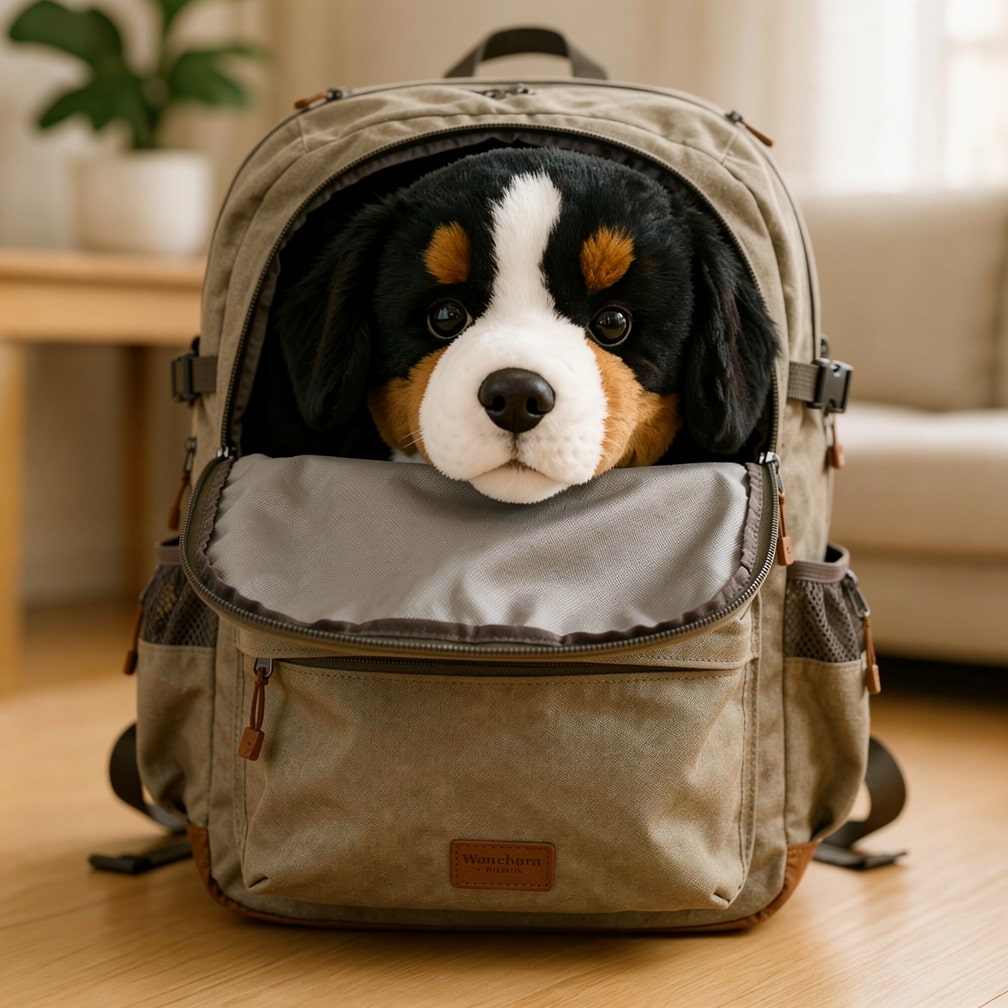 Berner Sennen Kuscheltier | Realistischer Hund Plüschtier | SoftBernie