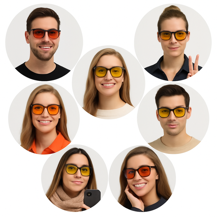 Blaulichtfilter Brille | Bildschirmbrille | Computerbrille | BlueShield