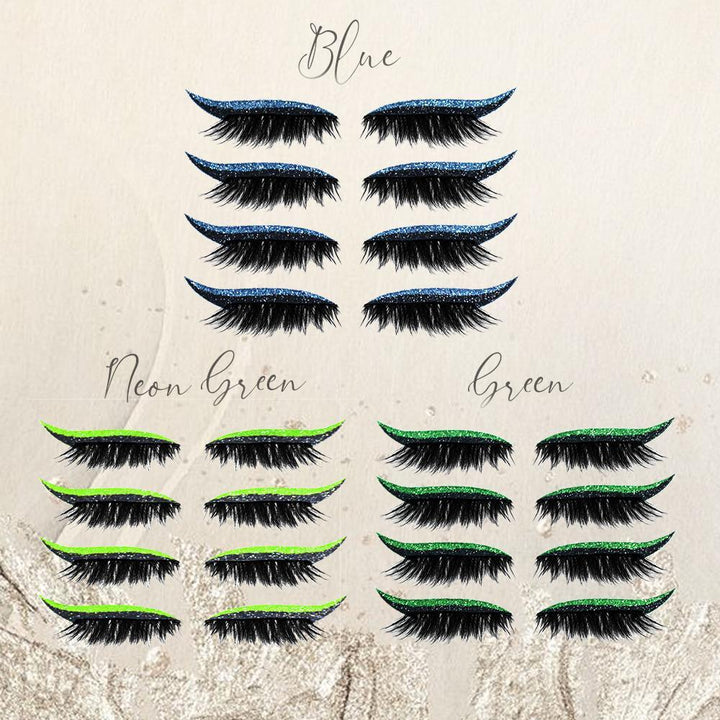 Wiederverwendbare Glitter Eyeliner Wimpernaufkleber | 1+1 GRATIS