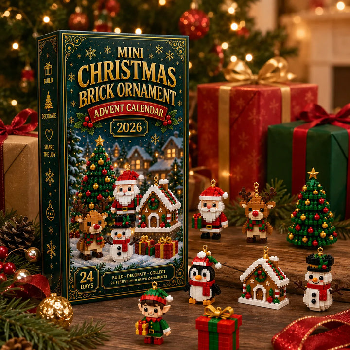 BauFreude™ Weihnachts-Baustein-Adventskalender