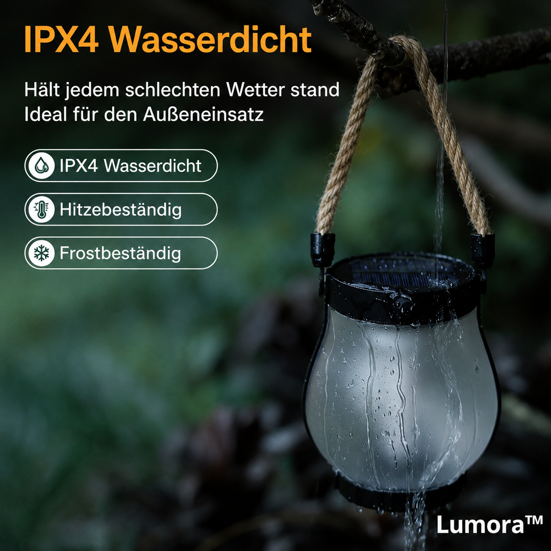 Lumora™ – Solar-Laternen für den Außenbereich