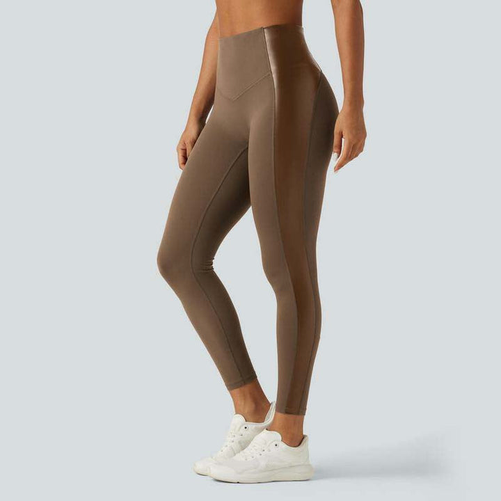 FokusForm™ Formende PU-Leder-Leggings