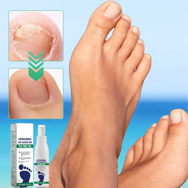 FootCare™ – Antimikrobielles Spray für tiefe Hydratation & effektive Fußpflegepflege [1 + 1 Gratis]