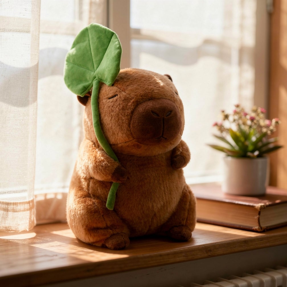 Capybara Kuscheltier für Babys, Kinder und Erwachsene | Süßes Kuscheltier | Plüschtier | CapySnug