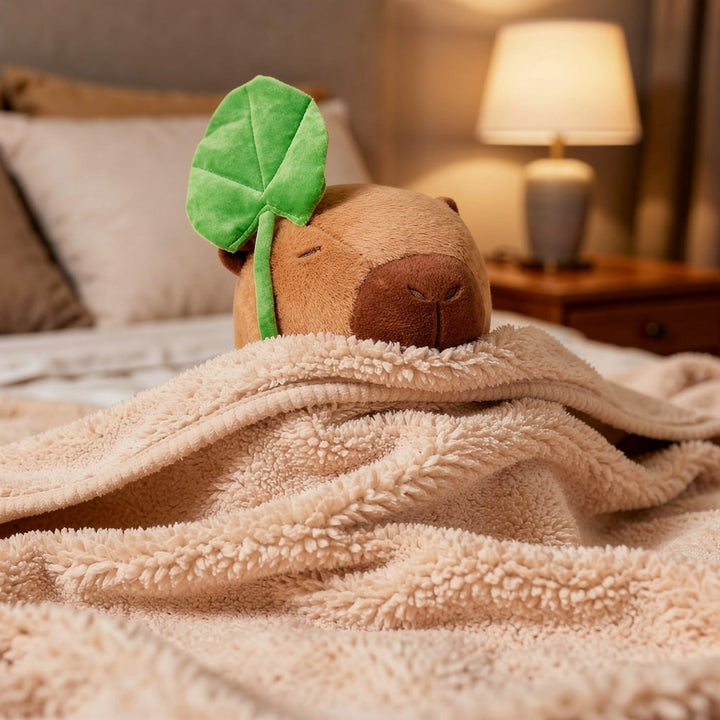 Capybara Kuscheltier für Babys, Kinder und Erwachsene | Süßes Kuscheltier | Plüschtier | CapySnug